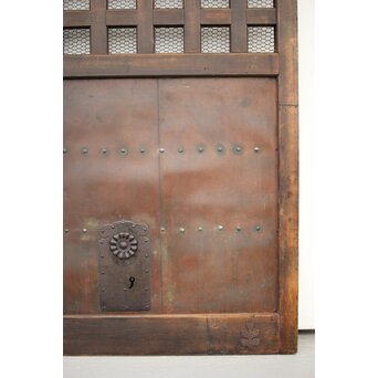 升格子 銅板張の蔵戸　W023 