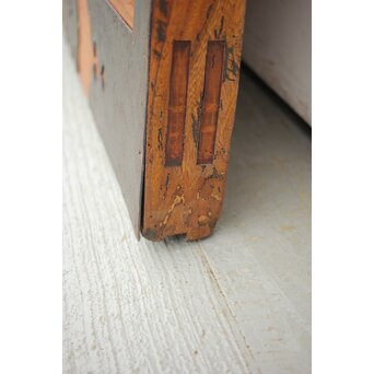 吉祥紋 金具尽総欅格子蔵戸　W024Y 