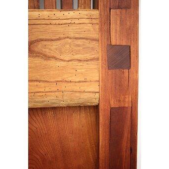 吉祥紋 金具尽総欅格子蔵戸　W024Y 