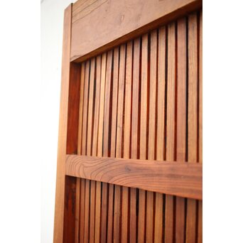 吉祥紋 金具尽総欅格子蔵戸　W024Y 