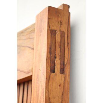 吉祥紋 金具尽総欅格子蔵戸　W024Y 