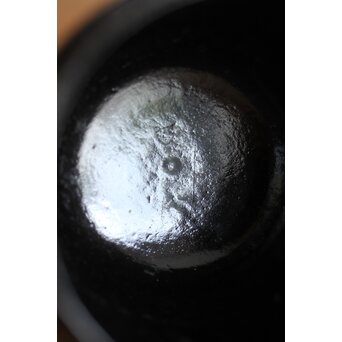 岸一閑 岸喜右衛門 一閑張小棗 松尾宗五花押　Q264 