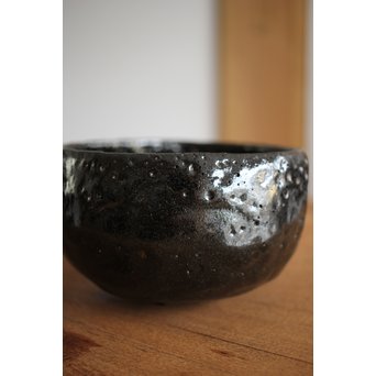 中村道年 倣 鈍太郎 黒茶碗　P223 