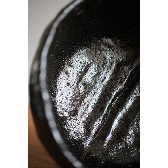 中村道年 倣 鈍太郎 黒茶碗　P223 