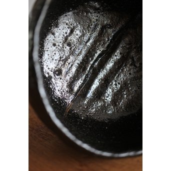 中村道年 倣 鈍太郎 黒茶碗　P223 