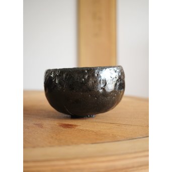 中村道年 倣 鈍太郎 黒茶碗　P223 