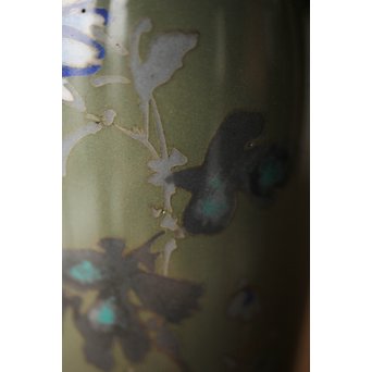 日本画風 七宝一輪挿小花瓶　Y029 