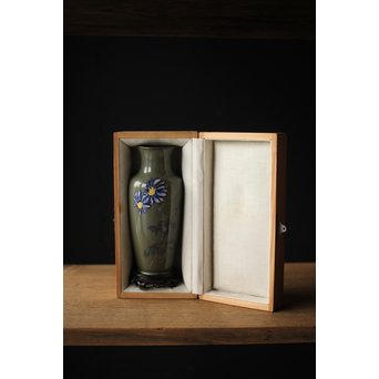 日本画風 七宝一輪挿小花瓶　Y029 