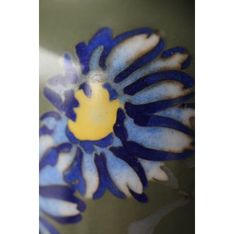 日本画風 七宝一輪挿小花瓶　Y029 