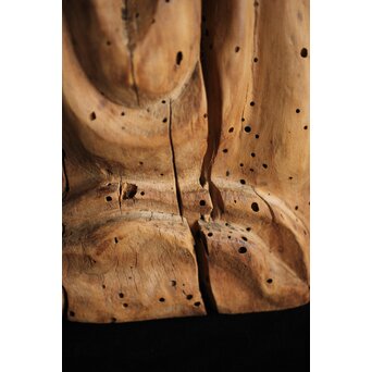 木鼻 象鼻 寺院木彫　X279 