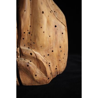 木鼻 象鼻 寺院木彫　X279 