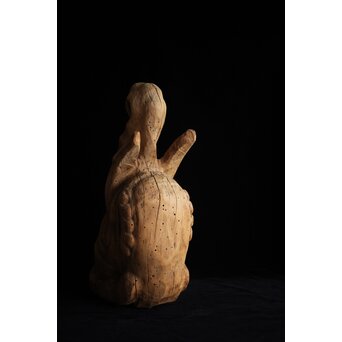 木鼻 象鼻 寺院木彫　X279 