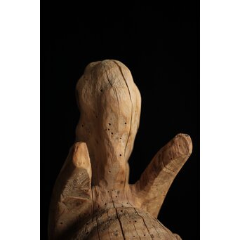 木鼻 象鼻 寺院木彫　X279 