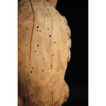 木鼻 象鼻 寺院木彫　X279 