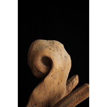 木鼻 象鼻 寺院木彫　X279 