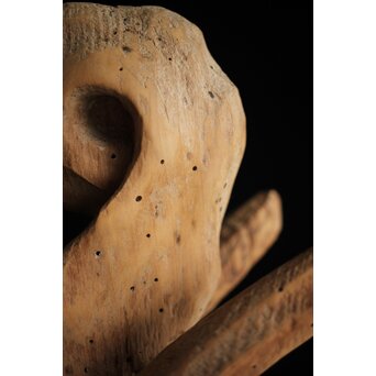 木鼻 象鼻 寺院木彫　X279 