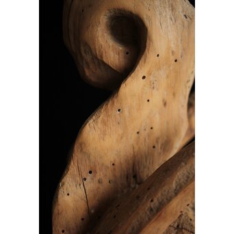 木鼻 象鼻 寺院木彫　X279 