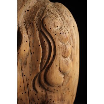 木鼻 象鼻 寺院木彫　X279 