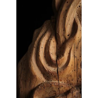 木鼻 象鼻 寺院木彫　X279 