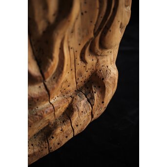 木鼻 象鼻 寺院木彫　X279 