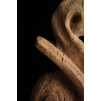 木鼻 象鼻 寺院木彫　X279 