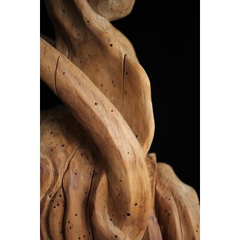 木鼻 象鼻 寺院木彫　X279 