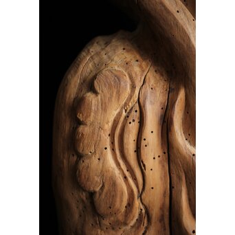 木鼻 象鼻 寺院木彫　X279 