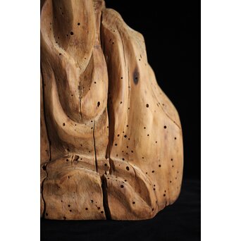 木鼻 象鼻 寺院木彫　X279 