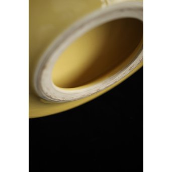 帝室技芸員 三代 清風与平  黄玓磁算木瓶掛　P224 