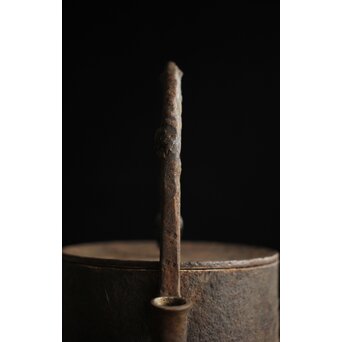 小泉仁左衛門 作 芦屋天明古意 應用尾垂形 鉄瓶 湯沸 急須　M256 