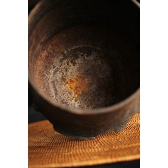 小泉仁左衛門 作 芦屋天明古意 應用尾垂形 鉄瓶 湯沸 急須　M256 