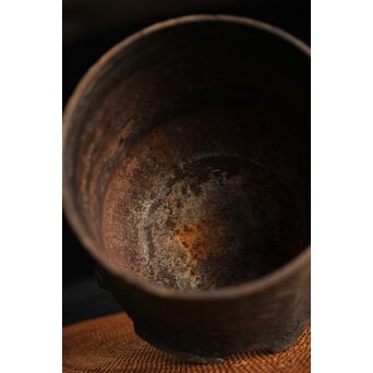 小泉仁左衛門 作 芦屋天明古意 應用尾垂形 鉄瓶 湯沸 急須　M256 