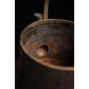 小泉仁左衛門 作 芦屋天明古意 應用尾垂形 鉄瓶 湯沸 急須　M256 