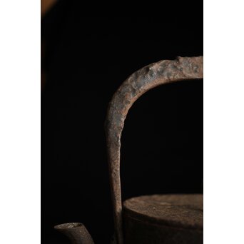 小泉仁左衛門 作 芦屋天明古意 應用尾垂形 鉄瓶 湯沸 急須　M256 