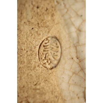 加藤麦岱 絵志野茶器セット　P225 