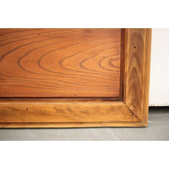 杉と欅の欄間 2枚1組　R0082 