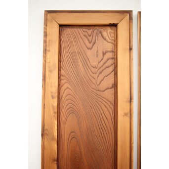 杉と欅の欄間 2枚1組　R0082 