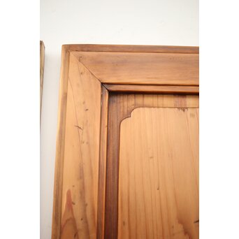 杉と欅の欄間 2枚1組　R0082 