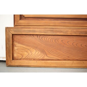 杉と欅の欄間 2枚1組　R0082 