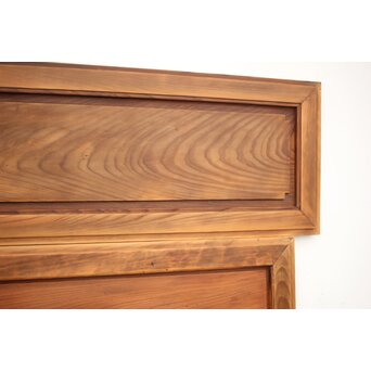 杉と欅の欄間 2枚1組　R0082 