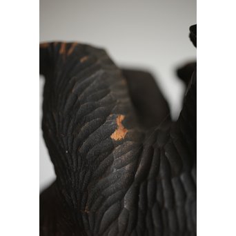 北海道 やくも八雲の木彫熊　X281 