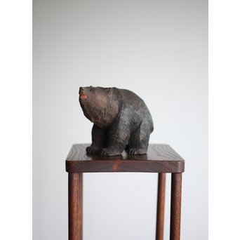 北海道 やくも八雲の木彫熊　X281 