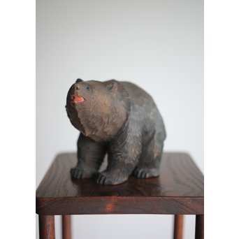 北海道 やくも八雲の木彫熊　X281 