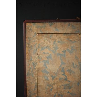 井上恒也 花虫図 絹本額装　Z248 