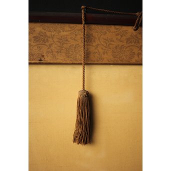 井上恒也 花虫図 絹本額装　Z248 