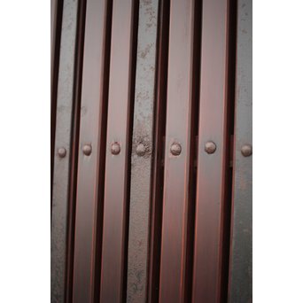 鍵付 ガラス付 格子蔵戸　W025 