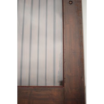 鍵付 ガラス付 格子蔵戸　W025 