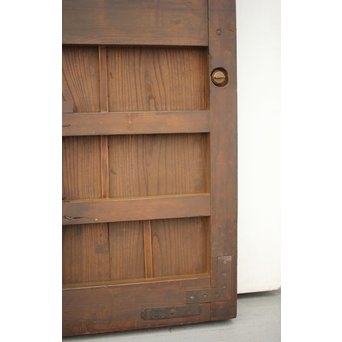 鍵付 ガラス付 格子蔵戸　W025 