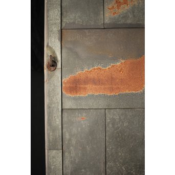 蔵のアルミ門扉 2枚1組　W028Y 