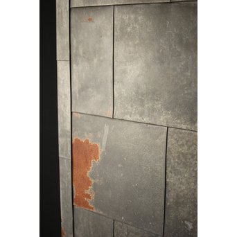 蔵のアルミ門扉 2枚1組　W028Y 